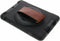 Tablet Hoes Geschikt voor iPad Mini 1 (2012) / iPad Mini 2 (2013) / iPad Mini 3 (2014) - Defender Backcover met strap - Zwart