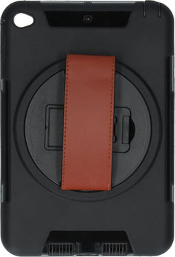 Tablet Hoes Geschikt voor iPad Mini 5 (2019) / iPad Mini 4 (2015) (2015) - Defender Backcover met strap - Zwart