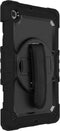 Tablet Hoes Geschikt voor Lenovo Tab M10 FHD Plus - Extreme Backcover met strap - Zwart /Zwart