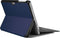 Tablet Hoes Geschikt voor Microsoft Surface Go - Design Trifold Bookcase - Blauw