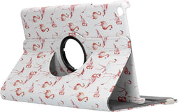 Tablet Hoes Geschikt voor Samsung Galaxy Tab A 10.1 (2019) - 360° Draaibare Design Bookcase - Meerkleurig /Flamingo