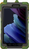 Tablet Hoes Geschikt voor Samsung Galaxy Tab Active 3 - Extreme Backcover met strap - Groen /Camo Green