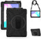 Tablet Hoes Geschikt voor Samsung Galaxy Tab Active Pro - Extreme Backcover met strap - Zwart