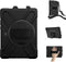 Tablet Hoes Geschikt voor Samsung Galaxy Tab Active Pro - Extreme Backcover met strap - Zwart