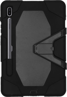 Tablet Hoes Geschikt voor Samsung Galaxy Tab S6 - Extreme Protection Army Backcover tablet - Zwart