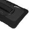 Tablet Hoes Geschikt voor Samsung Galaxy Tab S8 Ultra - Extreme Backcover met strap - Zwart /Zwart