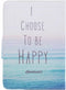 Tablet Hoes Geschikt voor Universeel - Universele design tablethoes 7 inch - Wit / Meerkleurig /I choose to be happy design