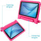 Tablet Hoes Kinderen Geschikt voor Samsung Galaxy Tab E 9.6 - Kidsproof Backcover met handvat - Roze