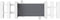 Tablethouder - 4,7-15 inch - Monteren op Monitorbeugel - Tot 1kg - Wit