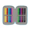 Dubbele etui Gabby's Dollhouse Blauw 12.5 x 19.5 x 4 cm (28 Onderdelen)