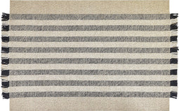 TACETTIN - Modern vloerkleed - Zwart - 160 x 230 cm - Wol