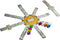 Tactic - Mexican Train Tin Box - Dominospel - in blik