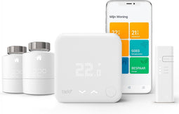 tado° Slimme Thermostaat Starterkit V3+ - Inclusief 2 Slimme Radiatorknoppen