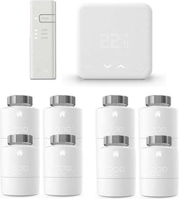 tado° Slimme Thermostaat Starterkit V3+ - Inclusief 8 Slimme Radiatorknoppen