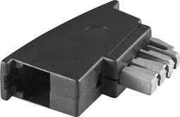 TAE adapter plug TAE-N-male > RJ11/RJ14 male