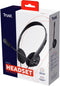 Trust 21665 - Stereo headset - Lichtgewicht met flexibele microfoon - Zwart