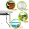 Tafel Aktive Opvouwbaar Voor de camping 149 x 71,5 x 80 cm