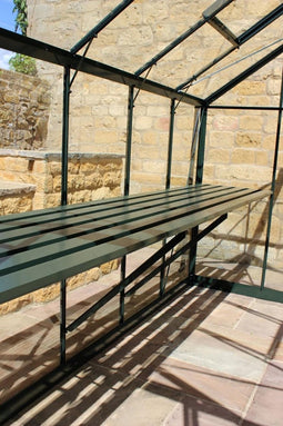 Tafel Burford 86, geintegreerd, groen
