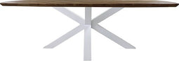 Tafel Fishbone Danish - 180x100x76 - Naturel/wit - Eiken
