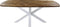 Tafel Fishbone Danish - 180x100x76 - Naturel/wit - Eiken
