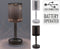 Tafel lamp 8x24 cm 2ass kleur