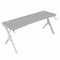 Tafel Mars Gaming MGDXLW Mesa Gaming Ergonómica Blanco Grande Wit 160 x 60 cm Staal