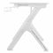 Tafel Mars Gaming MGDXLW Mesa Gaming Ergonómica Blanco Grande Wit 160 x 60 cm Staal