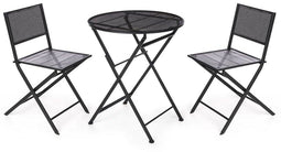 Tafel met twee stoelen Ibergarden HS23377/78 Zwart