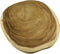 Tafel rond munggur - 80x80x76 - Naturel/zwart - Massief munggurhout/metaal