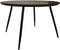 Tafel Zurich rond Swiss edge - ø120x76 - Zwart - Acaciahout/etaal
