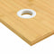 Tafelblad 80x40x1,5 cm bamboe