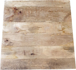 Tafelblad Mangohout vierkant 80x80 cm