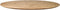 Tafelblad Zurich ovaal - 220x110x3,8 - Naturel - Swiss edge - Acaciahout