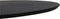 Tafelblad Zurich ovaal - 220x110x3,8 - Zwart- Swiss edge - Acaciahout