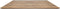 Tafelblad Zurich rechthoekig - 75x75x3,8 - Naturel - Swiss edge - Acaciahout
