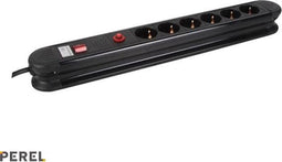 TAFELCONTACTDOOS 6VOUDIG BEVEILIGD MET SCHAKELAAR 150CM