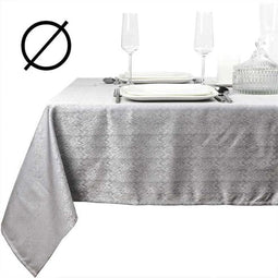 Tafelkleed Oda 160cm Rond grijs