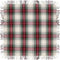 Tafelkleed Tafelkleed Xmas tartan 90x90 cm white