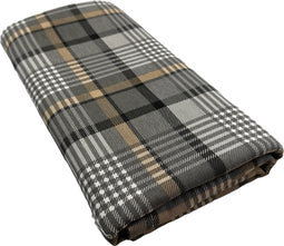 Tafelkleed Tartan Grijs XL - 140x300 - Katoen - Mood Company