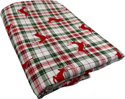 Tafelkleed Tartan Rendier XL - 140x300 - Katoen - Mood Company