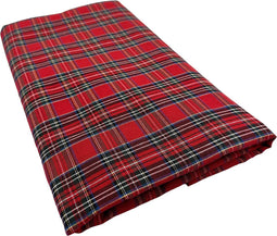 Tafelkleed Tartan Rood XL - 140x300 - Katoen - Mood Company