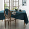 Tafelkleed van katoen rechthoekig 240 x 140 cm - petrol blauw - Eettafel tafellakens