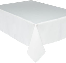 Tafelkleed van polyester met formaat 240 x 140 cm - ivoor wit - Eettafel tafellakens