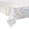 Tafelkleed wit met gouden sterren 140 x 360 cm - Feestdecoratievoorwerp - Kerst - Kersttafellaken