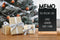 Tafelkrijtbord met houten voet - Memo - Incl. 1 krijtstift