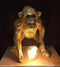 Tafellamp - Aap - goud