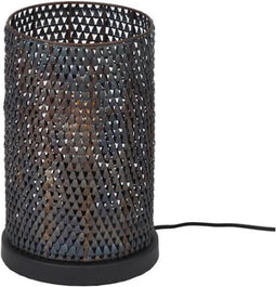 Tafellamp armor tube - Zwart bruin