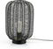 Tafellamp Carbo – Stijlvolle Zwart Metalen Tafellamp - Sfeervolle Verlichting - 24 x 24 x 38 cm
