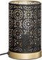 Tafellamp Gypsy Zwart/Goud - 21 cm x 13 cm