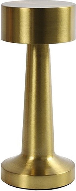 Tafellamp led Lampa metaal ro 9x9x21 cm goud 1 stuk
